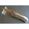 Couteau fermant "AKMA" à molette, système Liner-lock, platine alu