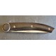 Couteau fermant "Le Thiers" à molette, système Liner-lock, manche en ébène