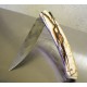 Couteau "Le Thiers" lame damas - manche mammouth stabilisé