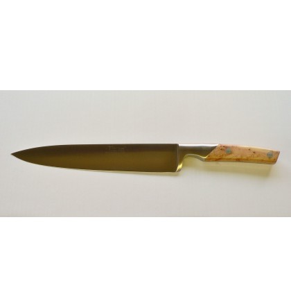 Couteau de cuisine 25 cm thiers cuisine bois de cade