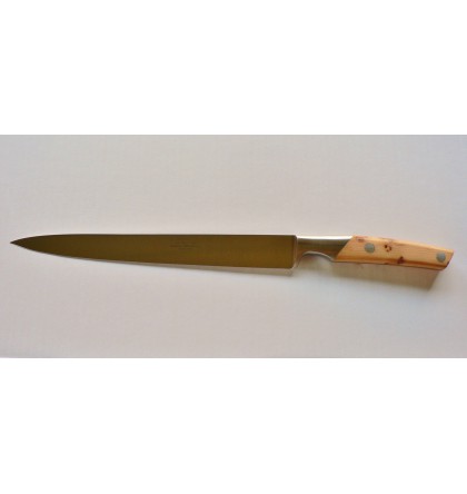 Couteau tranchelard 25 cm thiers cuisine bois de cade