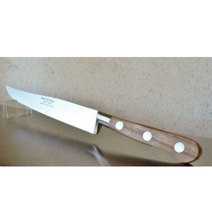 Couteau yatagan forgé 20 cm manche en chêne