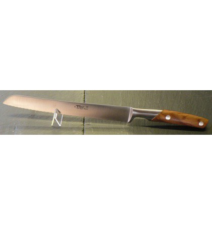 Couteau pain 23 cm thiers cuisine bois d'olivier